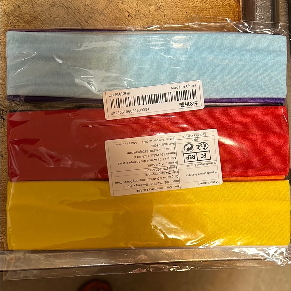 Vibrant Red and Yellow Hair Accessories for Parties
